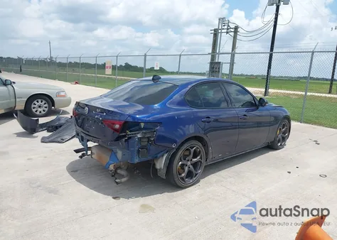 2021 Alfa Romeo Giulia Ti Sport Rwd из США, поврежденный, VIN ZARFAMBN4M7648578